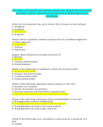 ATI ADVANCED PHARMACOLOGY EXAM QUESTION AND ANSWERS