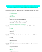 ATI ADVANCED PHARMACOLOGY EXAM QUESTION AND ANSWERS