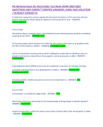 PSI National Exam for Real Estate Test Bank EXAM 2024-2025 QUESTIONS AND CORRECT VERIFIED ANSWERS /100% PASS SOLUTION / ALREADY GRADED A+