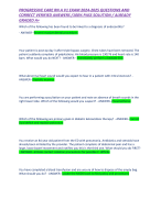 PROGRESSIVE CARE RN A V1 EXAM 2024-2025 QUESTIONS AND CORRECT VERIFIED ANSWERS /100% PASS SOLUTION / ALREADY GRADED A+