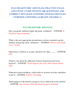PALS HEARTCODE 2025 EXAM, PRACTICE EXAM  AND STUDY GUIDE NEWEST 400 QUESTIONS AND  CORRECT DETAILED ANSWERS WITH RATIONALES (VERIFIED ANSWERS) |ALREADY GRADED A+