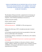 NURS 142 MIDTERM EXAM NEWEST 2024 ACTUAL EXAM  TEST BANK 180 QUESTIONS AND CORRECT DETAILED  ANSWERS WITH RATIONALES (VERIFIED ANSWERS) |ALREADY GRADED A