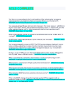 ACLS COMPLETE questions