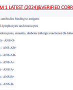 HESI MED SURG Form B | Questions and Answers |  LATEST