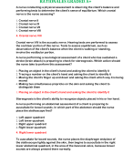 HESI HEALTH ASSESSMENT REAL EXAM 2023-2024 150 ACCURATE QUESTIONS WITH DETAILED ANSWERS WITH RATIONALES GRADED A+