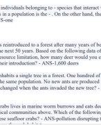 BIO 1000 WEEK 6 ECOLOGY INQUISITIVE CHAPTER 18  COMPLETE QUESTIONS WITH REAL ANSWERS LATEST 2024  (ALREADY GRADED A+)