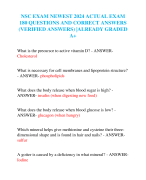 NSC EXAM NEWEST 2024 ACTUAL EXAM  180 QUESTIONS AND CORRECT ANSWERS (VERIFIED ANSWERS) |ALREADY GRADED  A+