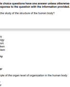 BIOL 105 CHAPTER READING QUIZ WITH VERIFIED  RATIONALES LATEST 2024 