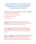 ARMY AEROMEDICAL EXAM AND STUDY GUIDE  NEWEST 2024 ACTUAL EXAM 320 QUESTIONS AND  CORRECT DETAILED ANSWERS (VERIFIED  ANSWERS) |ALREADY GRADED A