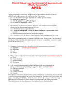 NR509 FINAL EXAM 2022/2023 Advanced Physical Assessment Questions and answers graded A+ 3P’s EXAM