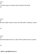 Portage Learning A&P 1 101 lab 5 exam  A&P 1- Lab  5 Key terms Myology