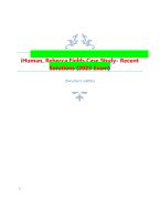 iHuman, Rebecca Fields Case Study-Recent Solutions(2023Exam)