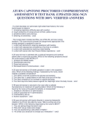 ATI RN CAPSTONE PROCTORED COMPREHENSIVE  ASSESSMENT B TEST BANK (UPDATED 2024) NGN  QUESTIONS WITH 100% VERIFIED ANSWERS