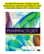 Test Bank Pharmacology A Patient-Centered Nursing Process Approach 11th Edition by Linda E. McCuistion Chapter 1-58 A+ Guide revised