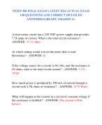 NEIEP 300 FINAL EXAM LATEST 2024 ACTUAL EXAM  140 QUESTIONS AND CORRECT DETAILED  ANSWERS|ALREADY GRADED A+