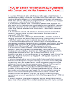 NURS 611 patho exam 1 & TEST BANK 2024-2025 COMPLETE QUESTIONS & CORRECT ANSWERS WITH RATIONALES. GRADED A+ (MARYVILLE UNIVERSITY)