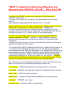NRNP 6665 Final Exam (2 Versions, 200 Q & A, Latest-2022/2023) / NRNP 6665N Final Exam / NRNP6665 Final Exam / NRNP-6665N Final Exam: Walden University | 100% Verified Q & A 