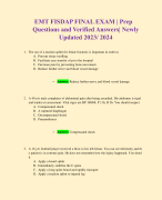 NR509 FINAL EXAM 2022/2023 Advanced Physical Assessment Questions and answers graded A+ 3P’s EXAM