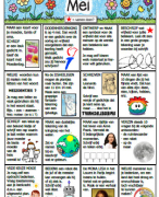 Keuze-opdrachten voor groep 4-5-6-7-8 mei