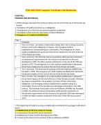 NR509 FINAL EXAM 2022/2023 Advanced Physical Assessment Questions and answers graded A+ 3P’s EXAM