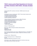 C475 Care of the Older Adult Real 2024-2025 Questions & Correct, Verified Answers Already Graded A+.