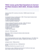 Medical-Surgical RN A Prophecy Relias Complete Test Latest Edition 2024-2025. All Questions & Correct Answers. Graded A+.