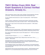 TNCC Written Exam 2024. Real Exam Questions & Correct Verified Answers. Already A+.