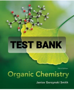 Test Bank for Organic Chemistry 3rd Edition by Janice Smith Study Guide And Solutions Manual