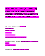 MRSO PRACTICE EXAM (ACTUAL EXAM)  QUESTIONS WITH VERY ELABORATED ANSWERS CORRECTRY WELL ORGANIZED LATEST 2024 – 2025 ALREADY GRADED A+ 