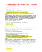 NR509 FINAL EXAM 2022/2023 Advanced Physical Assessment Questions and answers graded A+ 3P’s EXAM