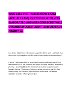 WGU C365 PRE – ASSESSMENT EXAM (ACTUAL EXAM)  QUESTIONS WITH VERY ELABORATED ANSWERS CORRECTRY WELL ORGANIZED LATEST 2024 – 2025 ALREADY GRADED A+