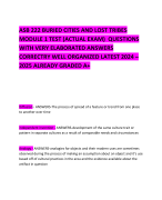 ASB 222 BURIED CITIES AND LOST TRIBES MODULE 1 TEST (ACTUAL EXAM)  QUESTIONS WITH VERY ELABORATED ANSWERS CORRECTRY WELL ORGANIZED LATEST 2024 – 2025 ALREADY GRADED A+ 