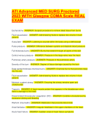 ATI Advanced MED SURG Proctored 2023 WITH Glasgow COMA Scale REAL EXAM