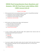 NEW CBPACTUAL EXAM2 –QUESTIONS & 100% CORRECT ANSWER