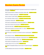 Biochem Exams Review