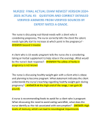 WGU D440 SAUNDERS REVIEW NEWEST VERSION  2024-2025 ACTUAL QUESTION AND CORRECT DETAILED VERIFIED ANSWERS FROM VERIFIED SOURCES BY EXPERT RATED A GRADE