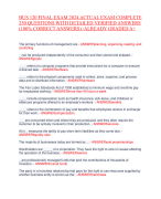 BUS 120 FINAL EXAM 2024 ACTUAL EXAM COMPLETE  250 QUESTIONS WITH DETAILED VERIFIED ANSWERS  (100% CORRECT ANSWERS) /ALREADY GRADED A+