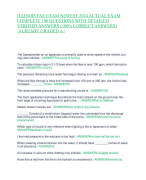 ILLINOIS FAE EXAM NEWEST 2024 ACTUAL EXAM  COMPLETE 190 QUESTIONS WITH DETAILED  VERIFIED ANSWERS (100% CORRECT ANSWERS)  /ALREADY GRADED A+