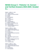 Relias ED RN A Complete Test 2024-2025 with Verified Correct Answers. Graded A+. 