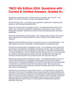 Chapter 40: Fluid, Electrolyte, & Acid-Base Balances Potter et al: Canadian Fundamentals of Nursing, 6th Edition 2024-2025. Questions & Correct Answers. Graded A+.