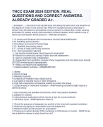 NUR612 Pathophysiology Final McCance & Huether (8th ed) 2024-2025. Questions & Correct Answers. Already Graded A+. 