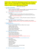 UPDATED PEDIATRICS FINALACTUAL  EXAM 2023-2024 MULTIPLE CHOICES WITH  CORRECT ANSWERS