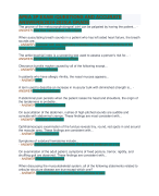 PEDIATRIC HESI/HESI PEDRIATRIC EXAM (QUESTION  AND ACCURATE ANSWERS) WITH A GRADE -2024