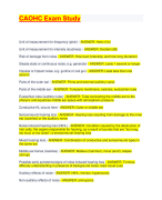 CAOHC Exam Study