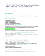 NR 341/ NR341 COMPLEX ADULT HEALTH  EXAM 2 LATEST 2023-2024 REAL EXAM  QUESTIONS AND CORRECT  ANSWERS|ALREADY RATEDA+