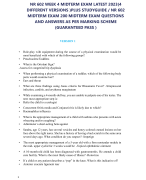 NR 293 ATI PHARMACOLOGY FINAL 2023 EXAM 2  LATEST VERSIONS 200QUESTIONS AND CORRECT  ANSWERS|A-GRADE|-GUARANTEEDA