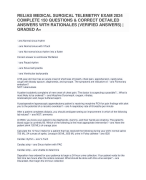 NIH Stroke Scale Group A Patient 1-6 – All Test Groups A-F (patients 1-6) Answer key Updated Spring 2023. Graded A+. 