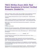 NIH Stroke Scale Group A Patient 1-6 – All Test Groups A-F (patients 1-6) Answer key Updated Spring 2023. Graded A+. 