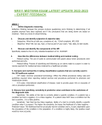 NEW CBPACTUAL EXAM2 –QUESTIONS & 100% CORRECT ANSWER