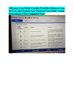 I-Human Case Study Camilla Franklin I-Human Case  48 Year Old Woman New Week 10 Case Study Actual  Screenshots of the Completed Cas